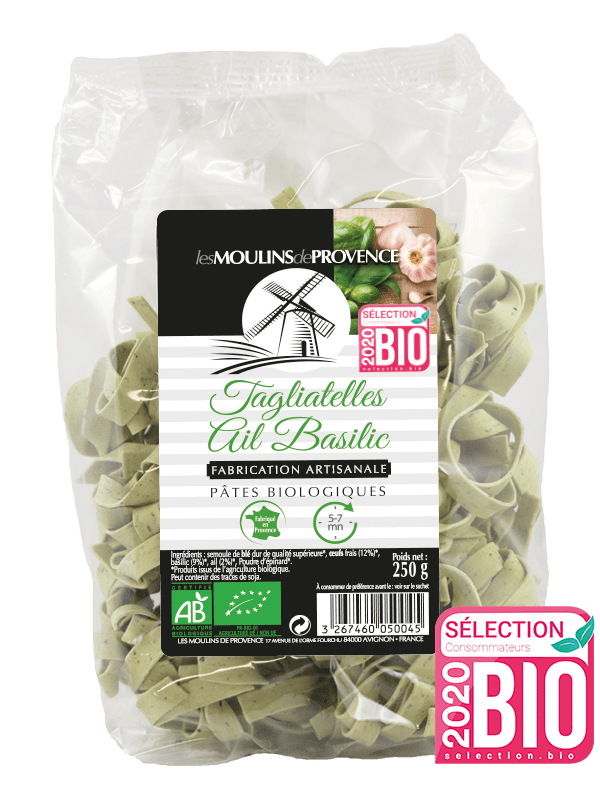 Pâtes fraîches tagliatelles bio 250 g 