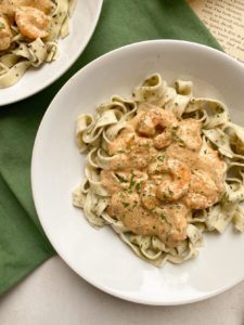 Tagliatelles ail basilic